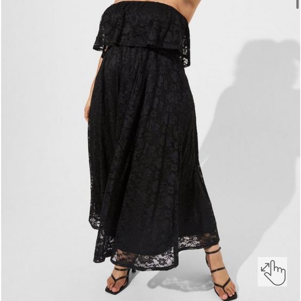 Torrid Strapless mesh dress